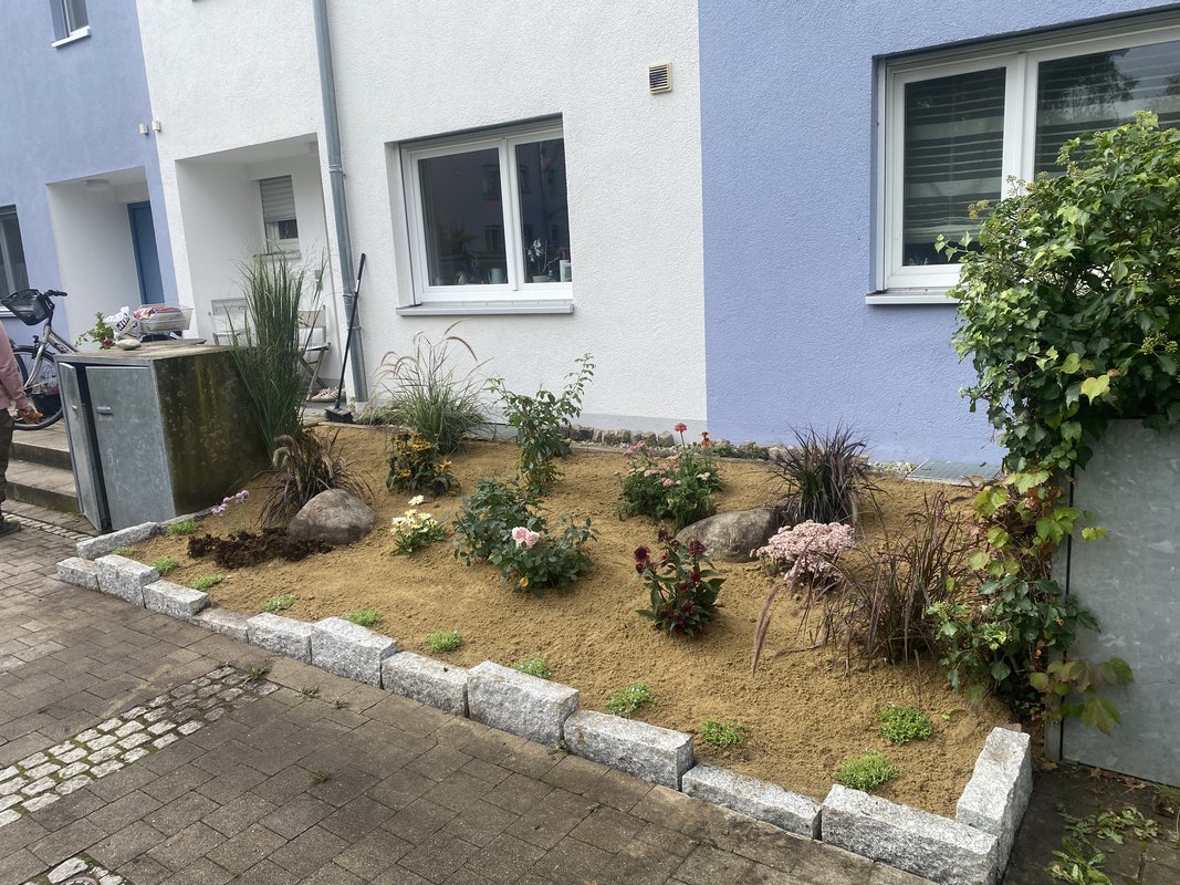 Neuanlage eines Sandbeetes 13